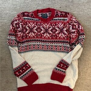 Men’s Abercrombie intarsia knit sweater